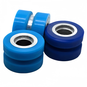Custom PU <strong>Roller</strong> Polyurethane Wheel Hardness Optional Silicone Rubber <strong>Roller</strong> Wheel with Moulding Processing Service