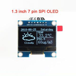 Prezzo di fabbrica 0.91 pollici 0.96 pollici 1.3 pollici 28x32 128x64 IIC I2C SPI seriale OLED modulo Display con SSD1306 SH1106 Drive IC - Product Image 6