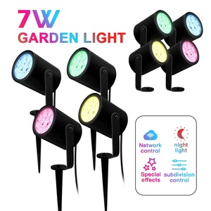 WLED Digital LED Garten leuchte DC 24V Eingang 350mA max IC Modell UCS2903B RGB Music Sync Timer Steuerung Sprach-/Separate/Gruppen steuerung - Product Image 1
