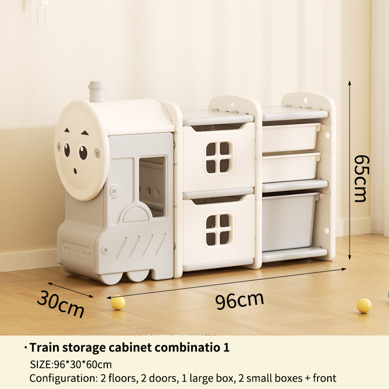 Combinaison d'armoire de rangement pour train 1