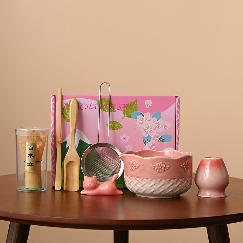 Ensemble 7 pièces - rose dégradé