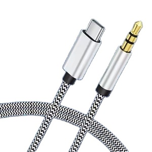 Yardımcı ses kablosu araba Aux ses jakı müzik ses kablo kordonu tip-c için 3.5MM USB c tipi C 3.5MM kablo - Product Image 1