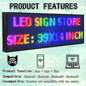 Outdoor P10 LED Scrolling Sign RGB Full Color 4G USB WiFi Led Pixel Display programmabile P10 per negozio/hotel/chiesa/ristorante - Product Image 3