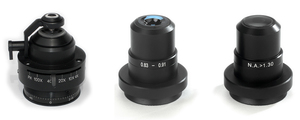 BestScope BS-2063FT Trinocular LED floresan biyolojik mikroskop Mercury lamba ve B & G filtre ve 0.5X c-mount adaptörü - Product Image 3