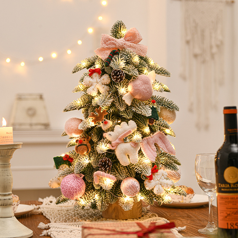 55cm felt snow tree package