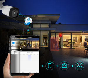 Sistema de cámara de seguridad, kit de cámara de 4, 8 y 16 canales, HD, 1080p, 4MP, 5MP, 8MP, 4ch, 8ch, 16 canales, NVR, POE, 4, 8, 16 canales, sistema de videovigilancia IP - Product Image 4