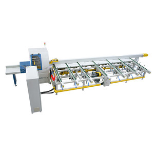 3เฟสไม้อัตโนมัติข้ามตัดเลื่อยเครื่องไม้ด้วยระบบการให้อาหาร - Product Image 1