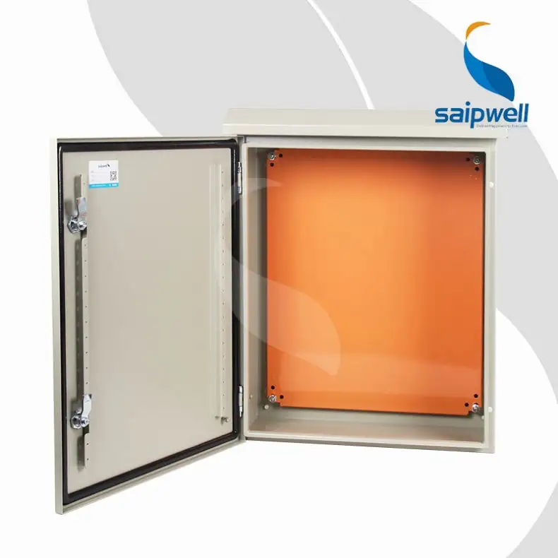 Açık elektrik kutusu SAIPWELL IP65/IP66 su geçirmez yağmur geçirmez gölgelik ile soğuk haddelenmiş çelik
