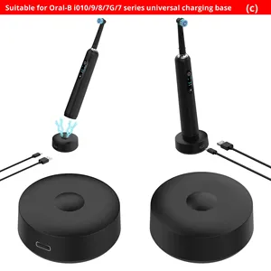 Xinyuan Shuntong Automatic Toothbrush Charging Cable &amp; Base Braun Oral-<strong>B</strong> IO10 9 8 7 Plastic Material Remote <strong>Controls</strong> Compatible