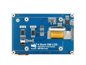 Raspberry Pi 4.3 pollici touch screen capacitivo 800x480 IPS Wide View MIPI DSI interfaccia