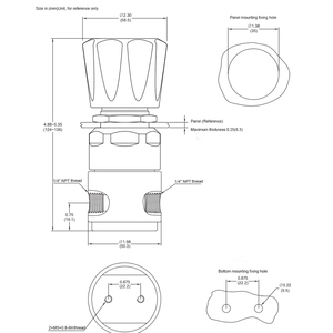 316L thép không gỉ áp suất cao điều chỉnh khí 6000 psig cho công nghiệp Hệ thống khí OEM/ODM dịch vụ CE & ISO9001 chứng nhận - Product Image 5