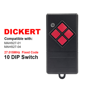 DICKERT MAHS27-04 MAHS27-01 27.015MHzガレージゲートドアリモートコントロールコマンドトランスミッター1ボタン4ボタンと互換性があります - Product Image 3