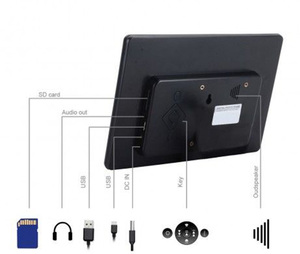 Smart <strong>Photo</strong> <strong>Frame</strong> 13.3 Inch <strong>Digital</strong> Picture <strong>Frame</strong> Advertising Video Player MP3 Music <strong>Function</strong> Support - Product Image 6