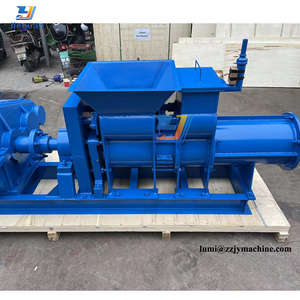 中国粘土制砖机真空挤出机用于屋面瓦联锁铺路块生产 - Product Image 4