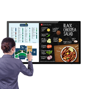 55 Inch Wall-Mounted RK3288 WiFi Touch Screen Kiosk Capacitive Infrared <strong>LCD</strong> <strong>Display</strong> Metal Indoor Totem Application - Product Image 1