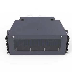 Panel de conexión de fibra óptica 4U con módulo de 12 piezas Sc FC LC ODF 12 24 Core utilizado para red 4G WiFi FTTH