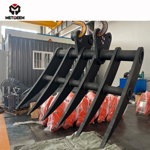 挖掘机附件工业铲斗耙和耙附件价格低廉的高品质产品 - Product Image 1