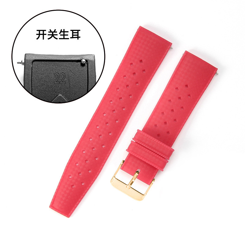 Boucle en or rouge-K1