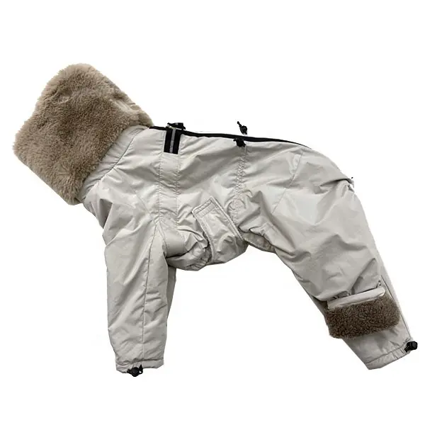 Traje de nieve de piel ecológica, abrigo para perro, lana forrada, Galgo, Italiano
