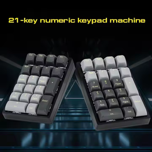 Teclado mecánico numérico con cable 21 teclas Intercambio en caliente Interruptor azul/rojo Teclados para juegos RGB para juegos - Product Image 3