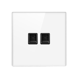 Porta del Computer, adattatore del modulo che indurisce il pannello di cristallo InterfaceUniversal cavo di rete presa a parete - Product Image 1