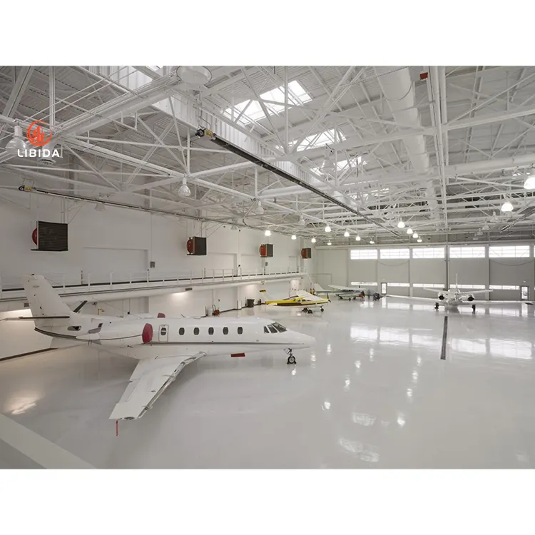 Özel uçak Hangars/uçak bakım evi için yalıtımlı prefabrik çelik yapı kitleri