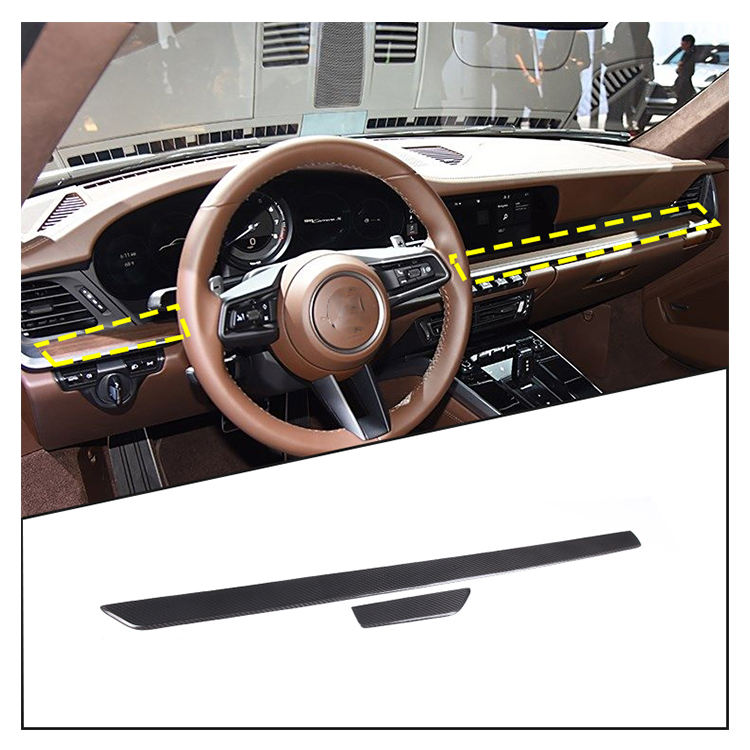 Bande de garniture du panneau de commande central