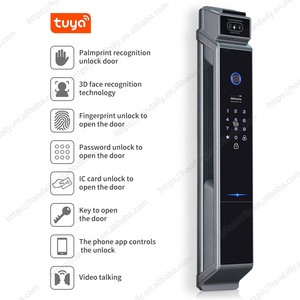 Commercio all'ingrosso Tuya Wifi Smart serratura della porta con tastiera elettronica NFC 3D riconoscimento del volto codice digitale della vena di palma serratura della porta di impronte digitali - Product Image 2