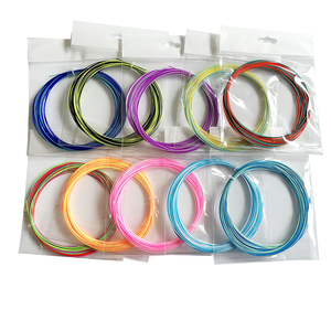 Colorful rainbow Badminton Racket <strong>String</strong>,Fluorescent Color High-elastic Double Color <strong>String</strong>,0.73mm Nylon Training <strong>String</strong> - Product Image 2