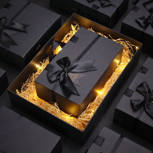 Black Foam Insert <strong>Plain</strong> Cardboard <strong>Rectangle</strong> Gift Boxes Book Shaped Rigid <strong>Box</strong> <strong>With</strong> Magnetic Closing <strong>Lid</strong> - Product Image 3