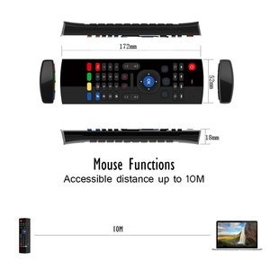 Topleo telecomando mx3 vibratore android tv box smart switch mini tastiera wireless rf universale tv telecomando aria mouse - Product Image 4