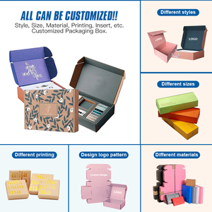 High-end özelleştirilmiş pembe renk serisi kozmetik hediye kutusu hediye olarak vermek için basit ve zarif tasarım - Product Image 6