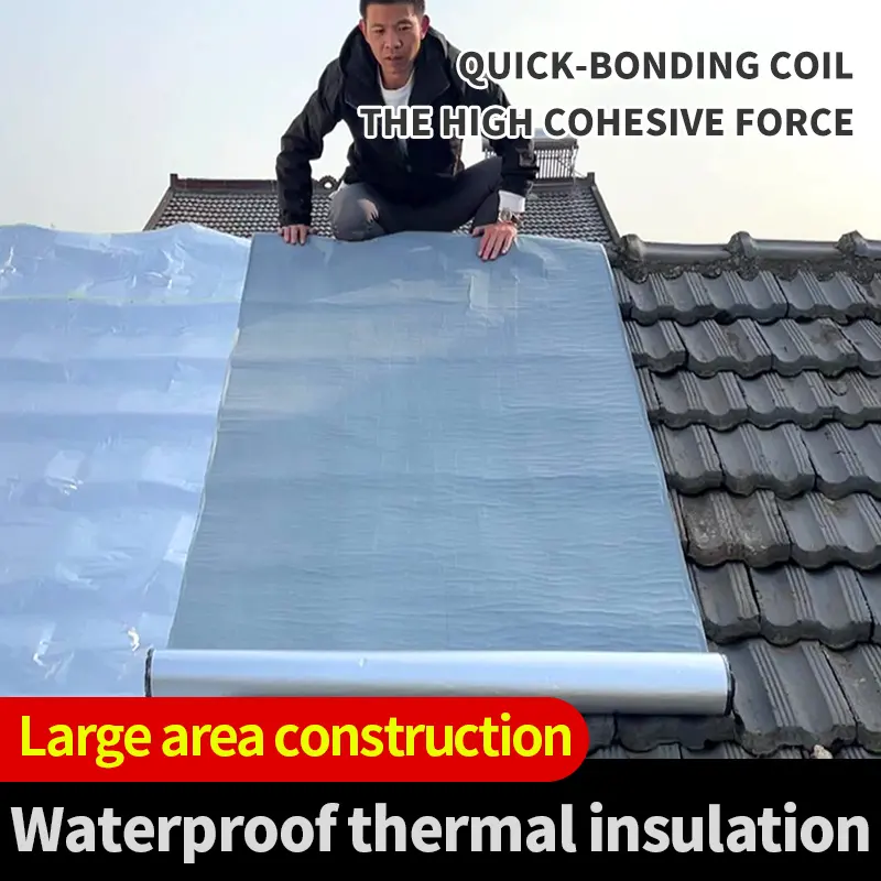Il produttore fornisce direttamente una membrana impermeabilizzante in asfalto con polimero modificato per riparazione perdite da tetto di alta qualità
