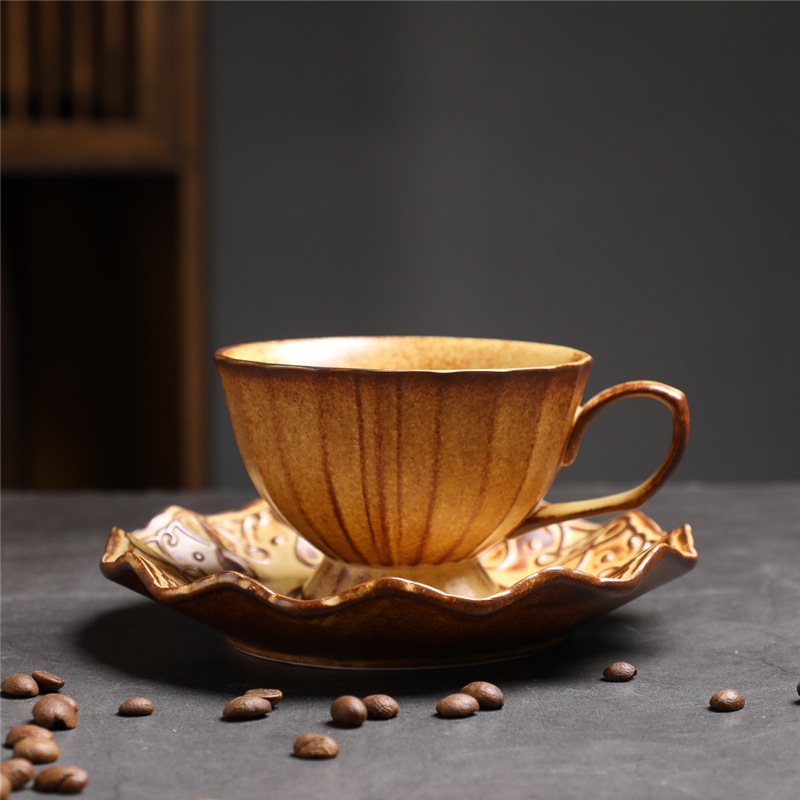 258 coffee cup blooming dish (brown) 200ml