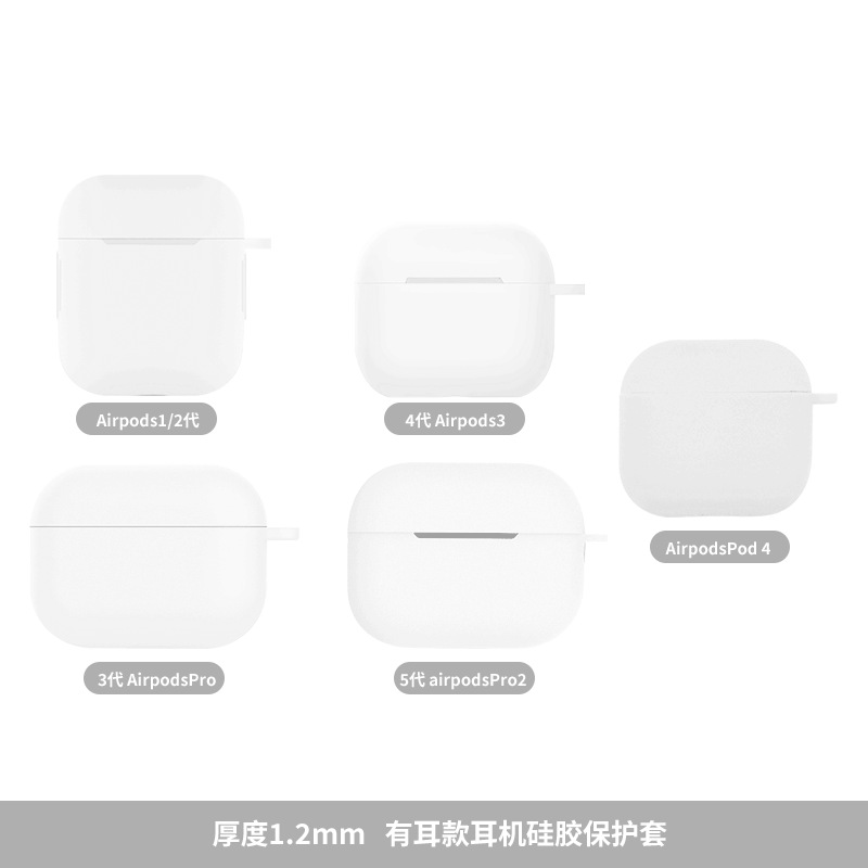Blanco con ganchos para las orejas de 1,2 mm