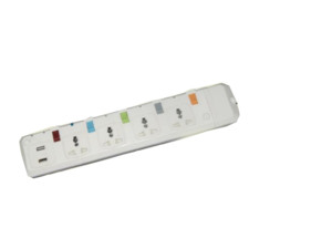 Enchufe de extensión Universal, toma de corriente múltiple con USB - Product Image 4