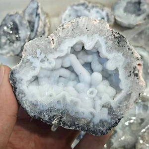 Yüksek kalite akik kaba ham taş Geode Mineral doğa oluşumu akik kristal Geode Feng Shui için ev dekorasyon hediyeler - Product Image 2