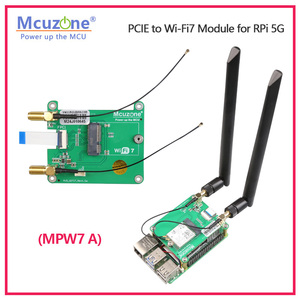 Truciolare Raspberry Pi 5 Pcie a M.2 modulo Wifi7, be200,ax210,ax200, supporto Google Tpu,wif6e - Product Image 5