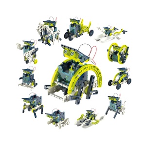 12 in1 DIYソーラーロボットおもちゃ学習キット科学ステム組み立て建物おもちゃ子供向け教育おもちゃロボット分解 - Product Image 1
