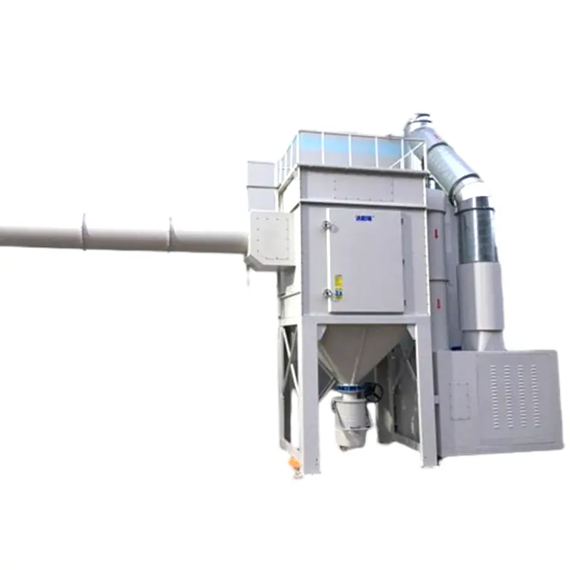 dust extractor system vacuum dust collector machine for air purification and material recovery in electronics