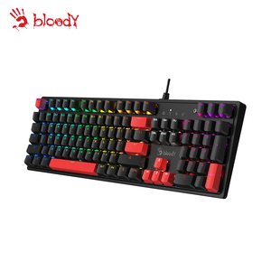 <strong>A4Tech</strong> Bloody S520N 104-Key BLMS Mechanical <strong>Keyboard</strong> High Performance Hot-Swappable Switch RGB Backlit Effect USB for Laptop - Product Image 4
