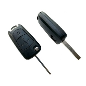 Car <strong>Key</strong> Cover 3 Button Smart <strong>Flip</strong> Shell case Blank for O-pel - Product Image 1