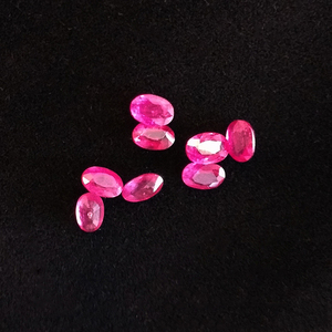 SGARIT güzel takı 4*6mm 6*8mm Oval şekli doğal isıtmasız Burma yakut gevşek taş 3A yüksek kalite hakiki yakut - Product Image 3
