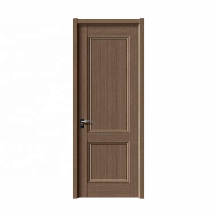 wholesale price simple design Melamine board pvc Interior wooden laminated door or Sliding tempered glass door