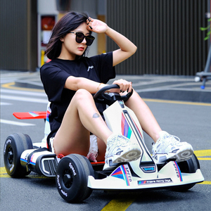 Bluetooth USB portu ile yaş 3 + için kolay kullanım 550 motor çift mekanizmalı elektrikli go kart - Product Image 6