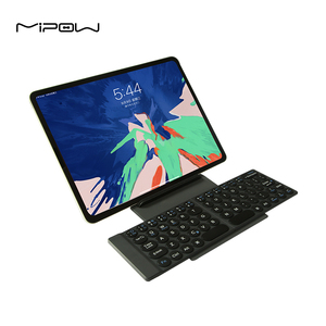 スマートフォンUsbタイプC用の最もスリムな3.5mmのMiPoWワイヤレスキーボード折りたたみ式キーボード - Product Image 2