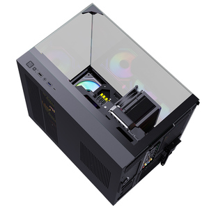 SNOWMAN CS015PRO ATX Gaming <strong>PC</strong> <strong>Case</strong> 7 Fans 3 Sides Tempered Glass Steel Panel Back USB Port Material Assembling Computer <strong>Case</strong> - Product Image 4