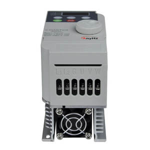 Alto rendimiento 0.75kw Vfd monofásico 220V Convertidor de frecuencia de entrada Motor de CA 0.4kw 0.2kw Unidad de frecuencia variable