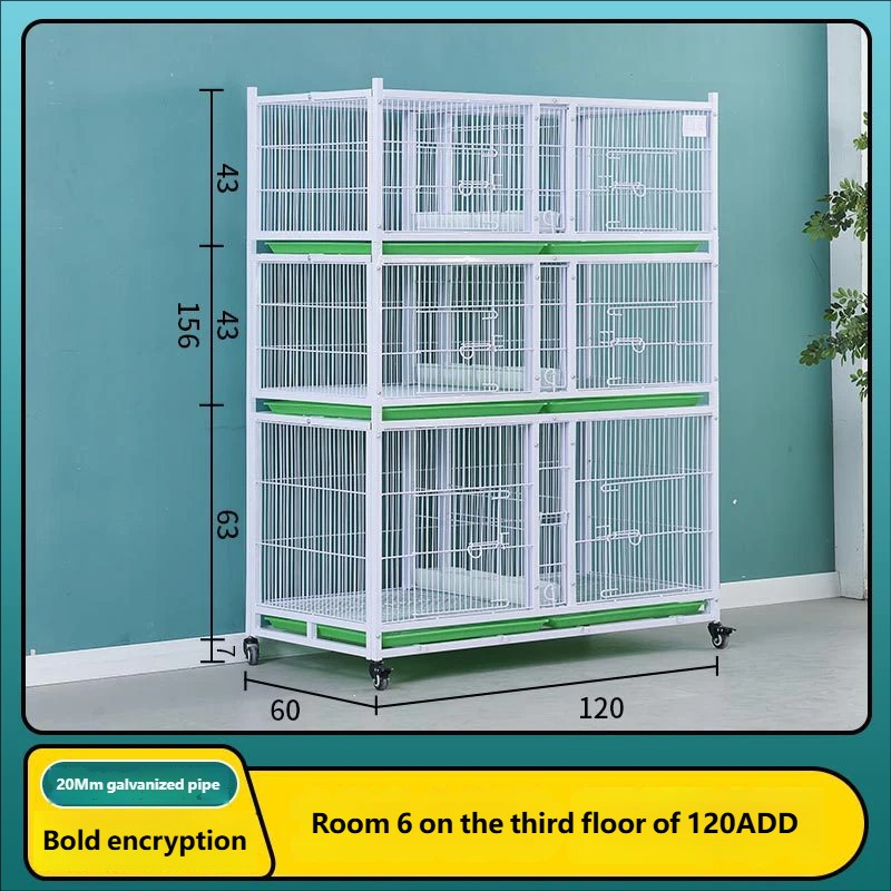 120add bottom layer heightened model-three floors 6 rooms
