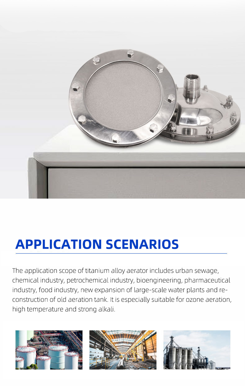 Qlozone Fish Pond Farming Aeration Diffuser Disc Air Diffuser Dia 170mm 2